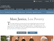 Tablet Screenshot of justice4all.org